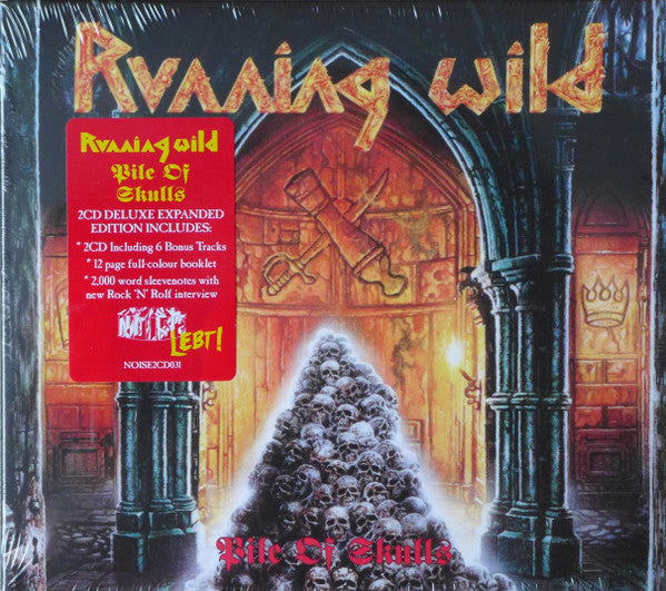 Running Wild – Pile Of Skulls  2 x CD, Album, Édition Deluxe, Réédition, Remasterisé, Édition Deluxe Étendue