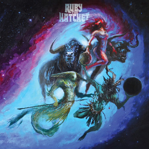 Ruby The Hatchet – Planetary Space Child (USAGÉ) Vinyle, LP, Album, Édition limitée, Bleu, Clear Midnight