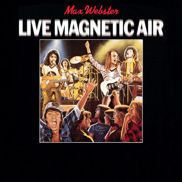 Max Webster – Live Magnetic Air (USAGÉ) Vinyle, LP, Album