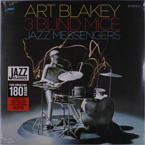 Art Blakey & The Jazz Messengers – Three Blind Mice  Vinyle, LP, Album, Édition limitée, Réédition, Remasterisé, Stéréo