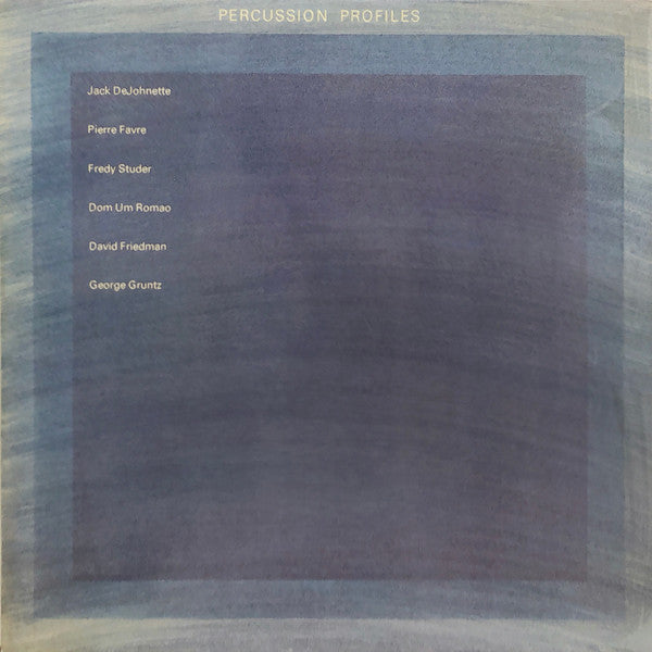 Various – Percussion Profiles (USAGÉ) Vinyle, LP, Album