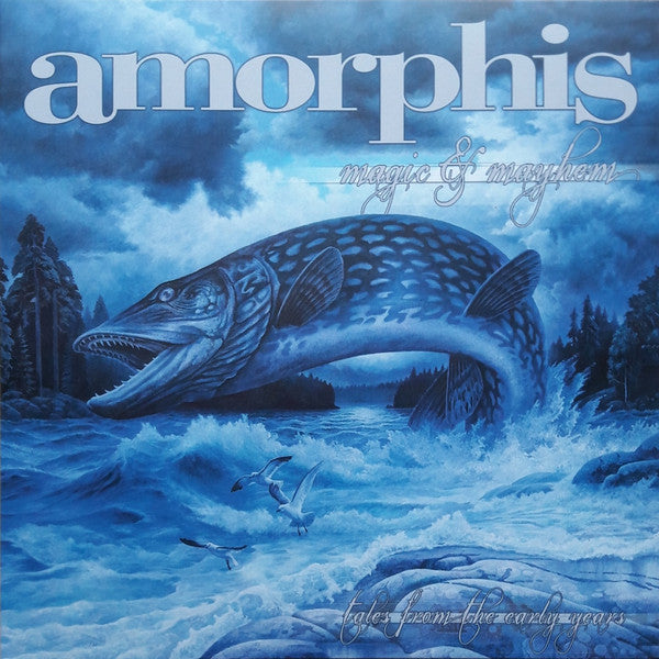 Amorphis – Magic & Mayhem - Tales From The Early Years (USAGÉ)  2 x Vinyle, LP, Album, Édition Limitée, Réédition, Clear/Orange/Red Splatter