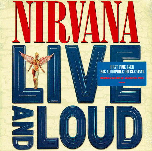 Nirvana – Live And Loud, 2 x Vinyle, LP, Album, Gatefold, 180g
