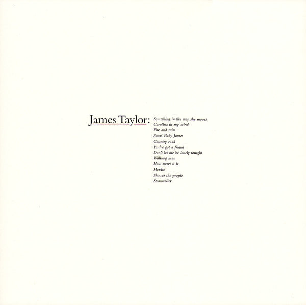 James Taylor – James Taylor's Greatest Hits  Vinyle, LP, Compilation, Remasterisé, 180g