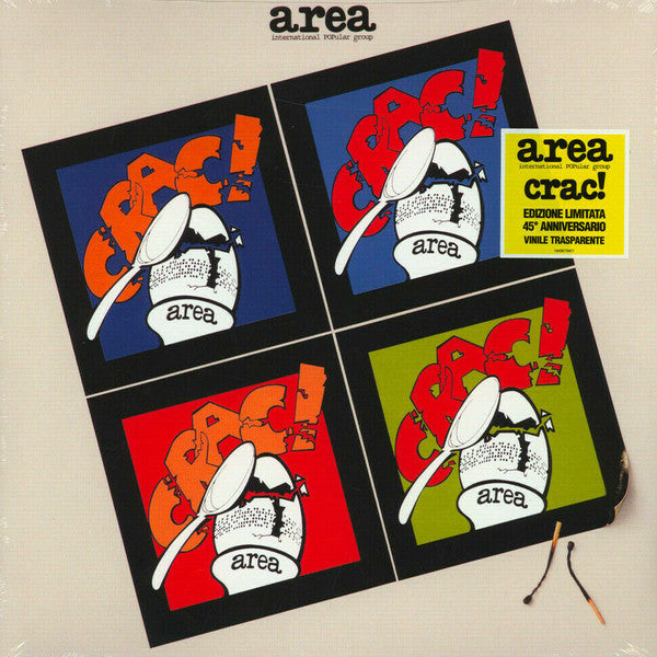 Area – Crac! Vinyle, LP, Album, Clear