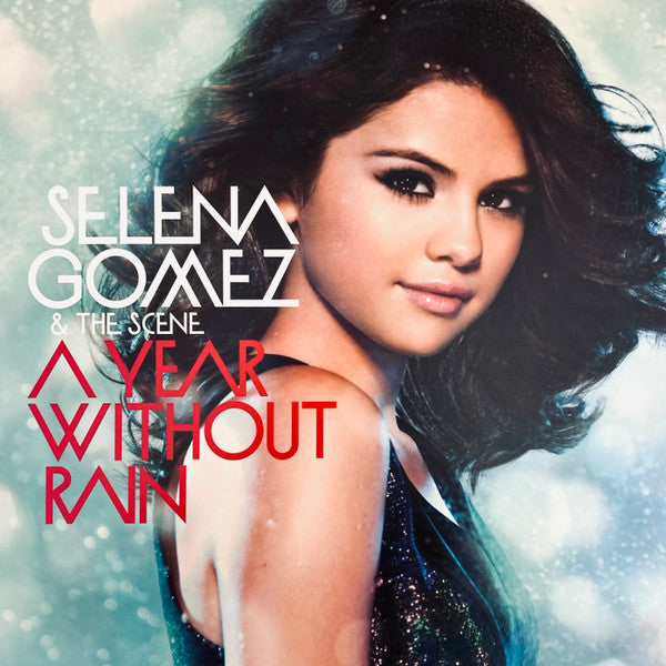 Selena Gomez &amp; The Scene – A Year Without Rain  Vinyle, LP, Album, Édition limitée,  Ice Blue [Transparent] with Black Splatter