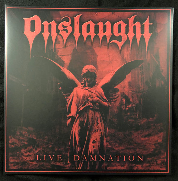 Onslaught – Live Damnation (USAGÉ) Vinyle, LP, Album, Édition limitée, Réédition, Transparent