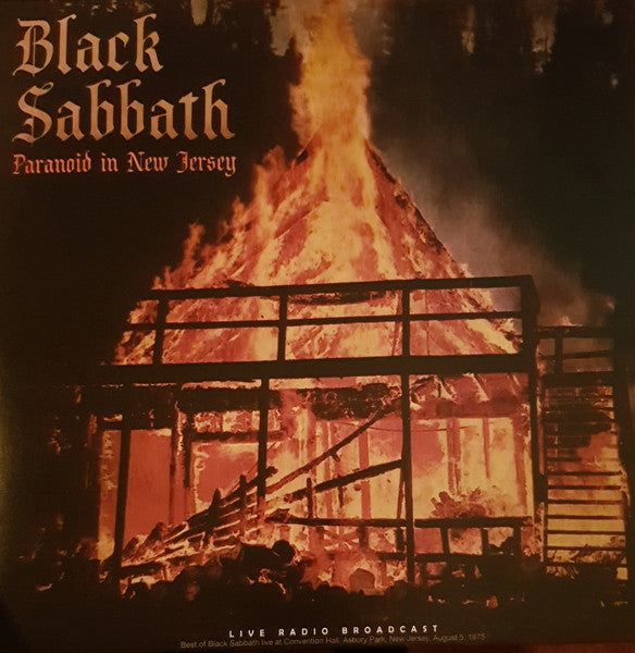 Black Sabbath – Paranoid In New Jersey (USAGÉ) Vinyle, LP, Sortie non officielle