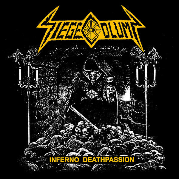 Siege Column – Inferno Deathpassion (USAGÉ) Vinyle, LP, Album, Réédition, Yellow/Black Smoke