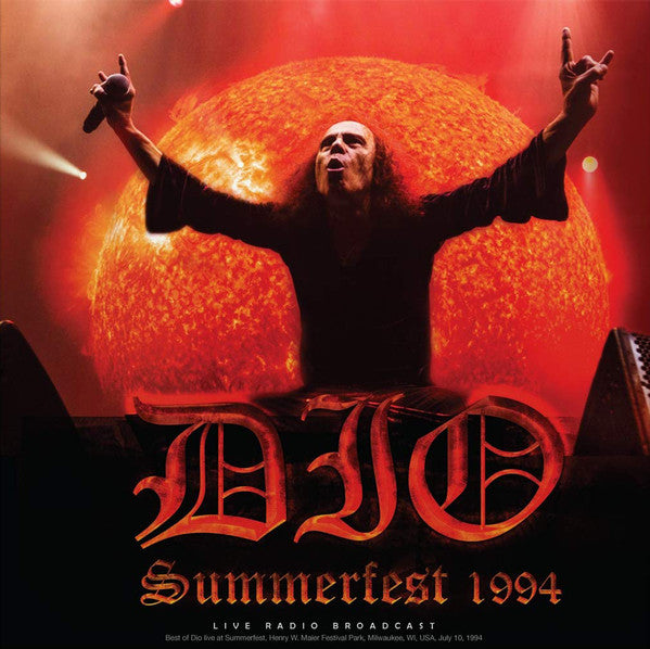 Dio – Summerfest 1994: Live Radio Broadcast (USAGÉ) Vinyle, LP, Sortie non officielle, Diffusion radio