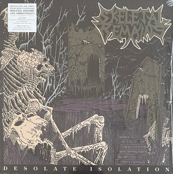 Skeletal Remains – Desolate Isolation (USAGÉ) Vinyle, LP, Compilation, Remasterisé, 180g + CD