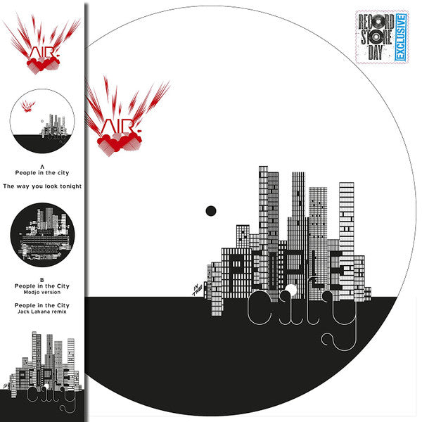 AIR – People In The City Vinyle, 12", Record Store Day, Picture Disc, Réédition