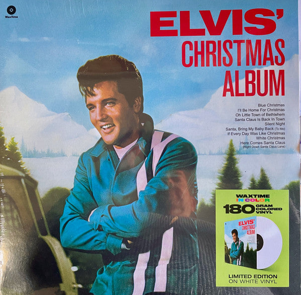 Elvis Presley – Elvis' Christmas Album Vinyle, LP, Album, Édition limitée, Réédition, Blanc