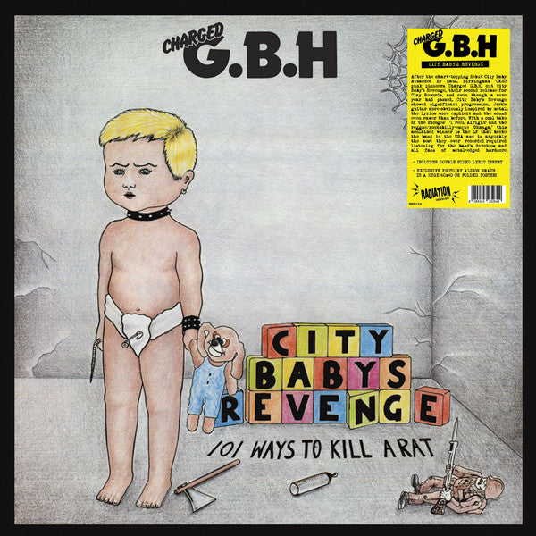 Charged G.B.H – City Baby's Revenge  Vinyle, LP, Album, Édition Limitée, Réédition