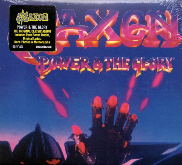 Saxon – Power & The Glory CD, Album, Réédition, Remasterisé, Digipak