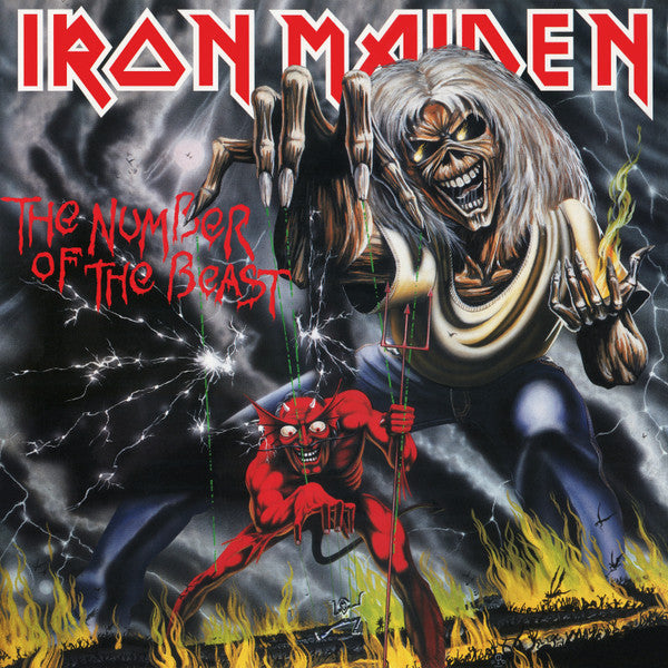 Iron Maiden – The Number Of The Beast (USAGÉ) Vinyle, LP, Album, Réédition, Repress, 180g, 40e anniversaire