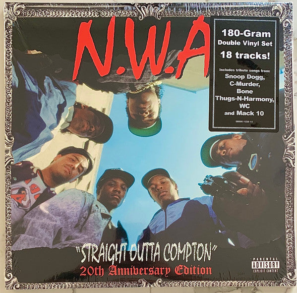 N.W.A – Straight Outta Compton (20th Anniversary Edition) 2 x LP, Vinyle, Album