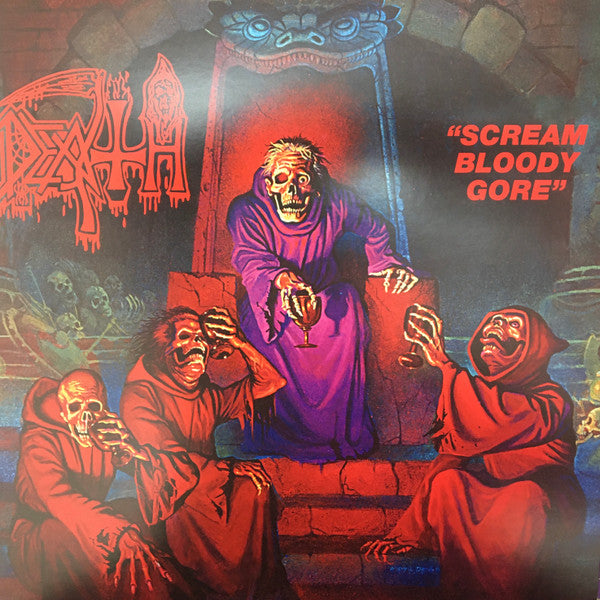 Death  ‎– Scream Bloody Gore (USAGÉ) Vinyle, LP, Album, Réédition
