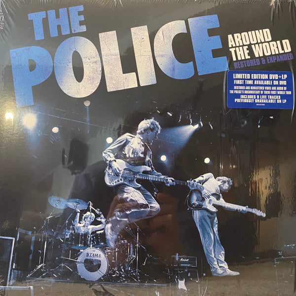 The Police – Around The World (Restored & Expanded) (USAGÉ) Vinyle + DVD, LP, Album, Édition Limitée, Remasterisé, Argent