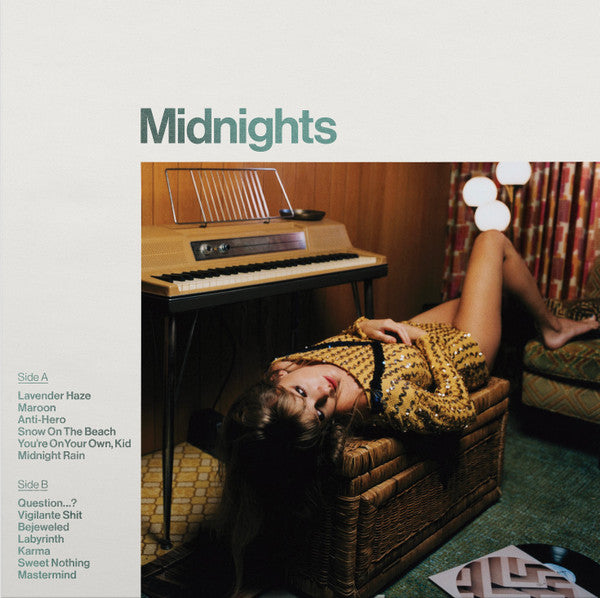 Taylor Swift – Midnights Vinyle, LP, Album, Édition spéciale, Jade Green Marbled