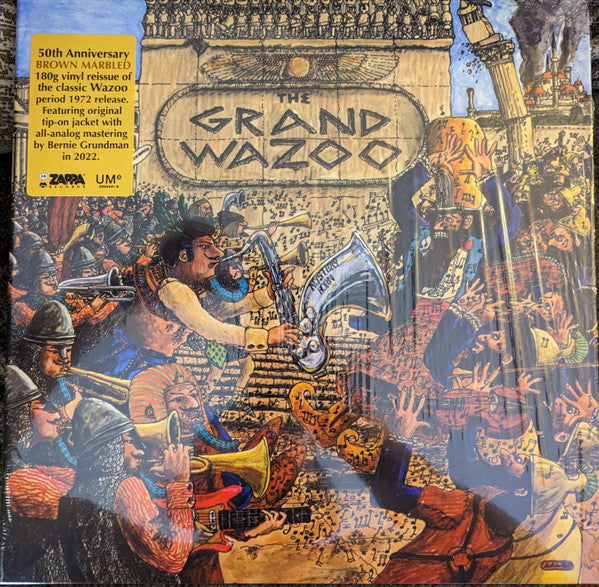 Frank Zappa ‎– The Grand Wazoo  Vinyle, LP, Album, Édition Limitée, Réédition, Remasterisé, Stéréo, Marron Marbré, 180g