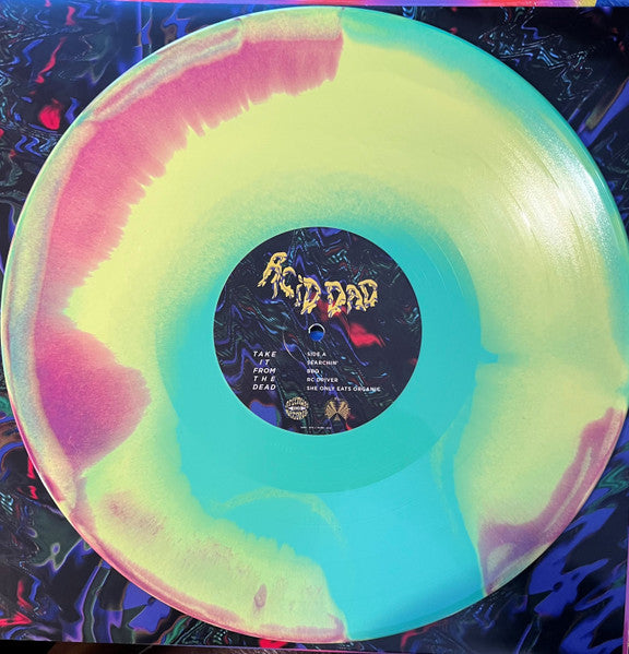 Acid Dad – Take It From the Dead, Vinyle, LP, Édition limitée, Stéréo, Tri-Colour Swirl