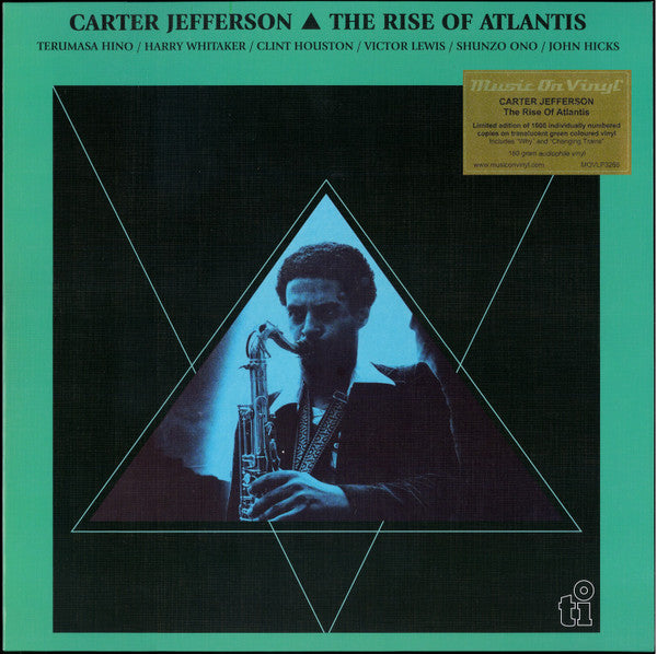 Carter Jefferson – The Rise Of Atlantis  Vinyle, LP, Album, Édition Limitée, Numéroté, Réédition, Remasterisé, Stéréo, Vert, 180g