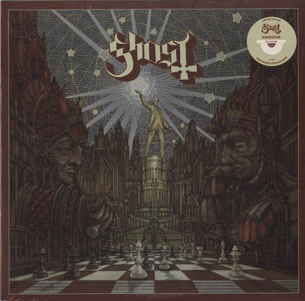 Ghost – Popestar  Vinyle, 12", EP, Édition Limitée, Réédition, Milky Clear