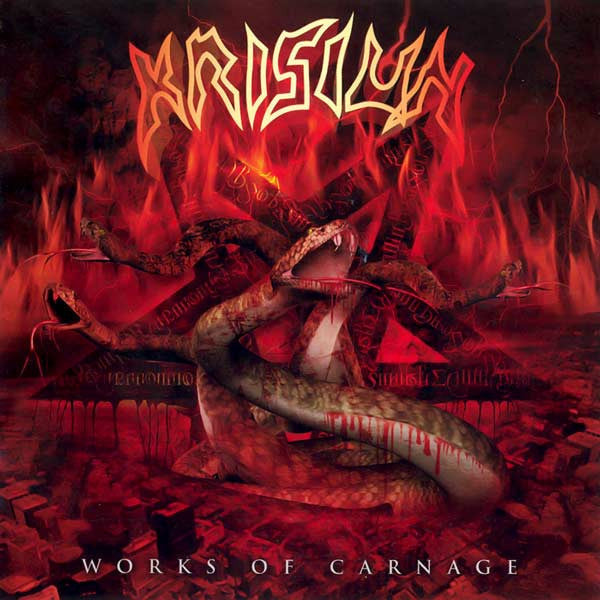 Krisiun – Works Of Carnage  CD, Album, Réédition