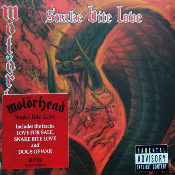 Motörhead – Snake Bite Love CD, Album, Réédition, Digipak
