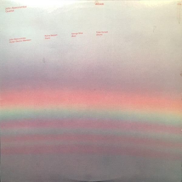 John Abercrombie Quartet – Arcade (USAGÉ) Vinyle, LP, Album