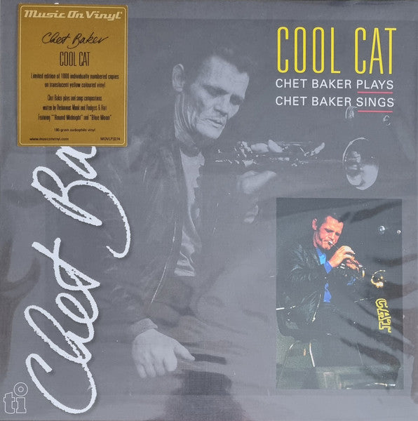 Chet Baker – Cool Cat  Vinyle, LP, Album, Édition Limitée, Numéroté, Réédition, Jaune