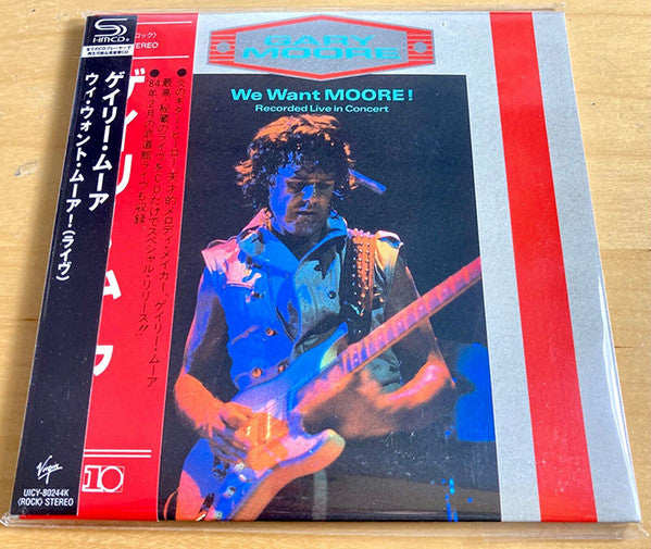 Gary Moore – We Want Moore!  CD, Album, Édition limitée, Réédition, Remastérisé, SHM-CD, Pochette papier