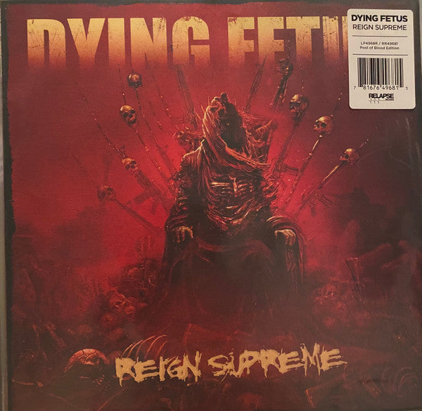 Dying Fetus – Reign Supreme  Vinyle, LP, Album, Réédition, Pool Of Blood