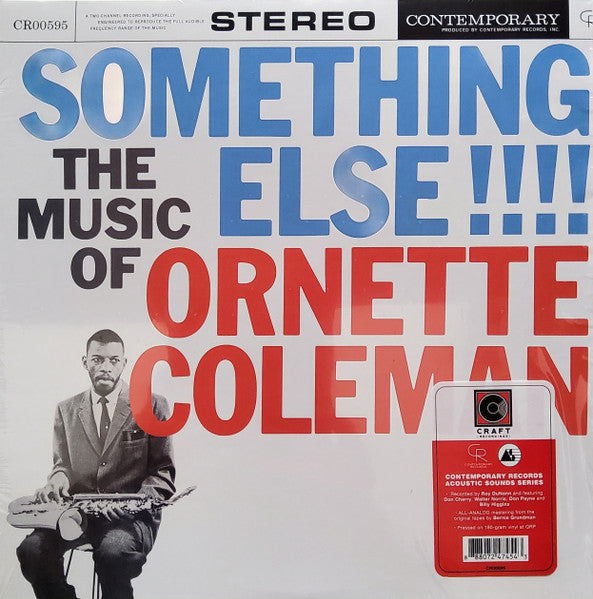 Ornette Coleman – Something Else!!!!  Vinyle, LP, Réédition, Remasterisé, Stéréo