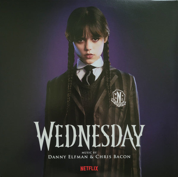 Danny Elfman &amp; Chris Bacon – Wednesday 2 x Vinyle, LP, Purple And Black (Purple Goth With Smoky Shadow)