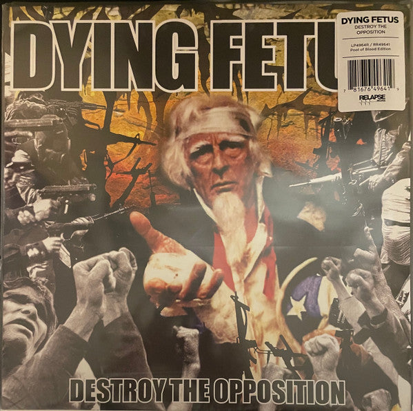 Dying Fetus – Destroy The Opposition  Vinyle, LP, Album, Réédition,Pool Of Blood