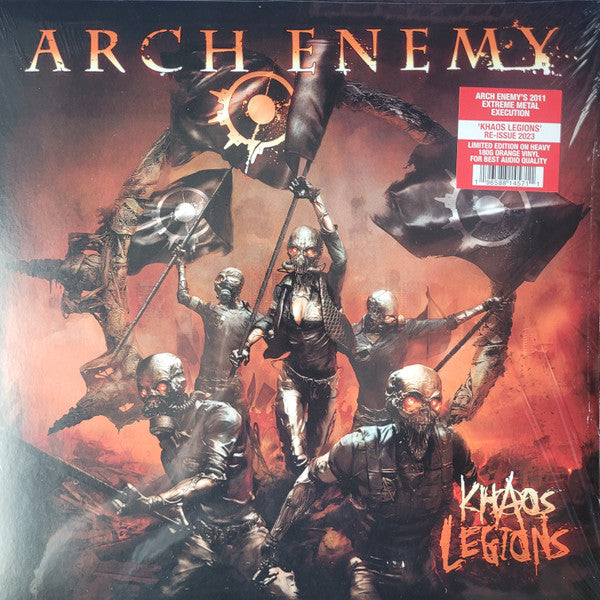 Arch Enemy – Khaos Legions  Vinyle, LP, Album, Édition Limitée, Réédition, Orange, 180g