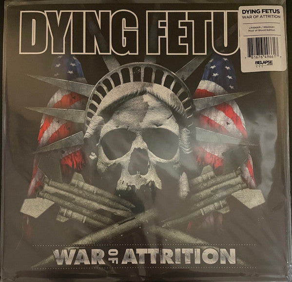 Dying Fetus – War Of Attrition  Vinyle, LP, Album, Réédition, Pool Of Blood