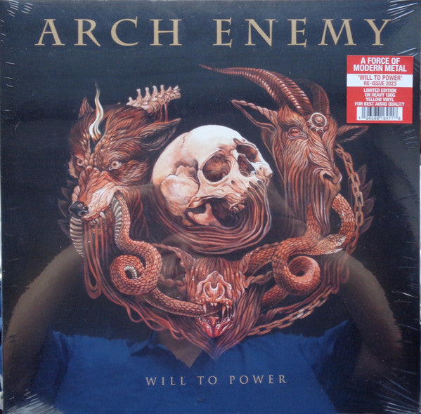 Arch Enemy – Will To Power  Vinyle, LP, Album, Édition Limitée, Réédition, Jaune, 180g