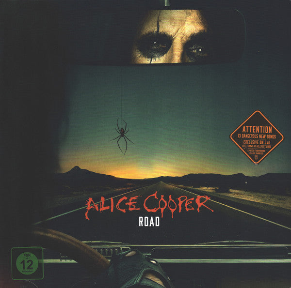 Alice Cooper  – Road  2 x Vinyle, 12", 45 RPM, Album, Stéréo, Orange Marbled, Édition limitée + DVD