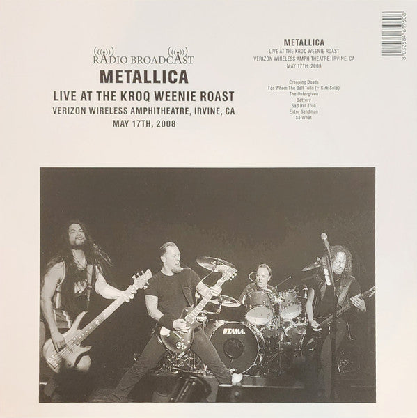 Metallica – Live At The KROQ Weenie Roast Irvine, California 2008 Vinyle, LP