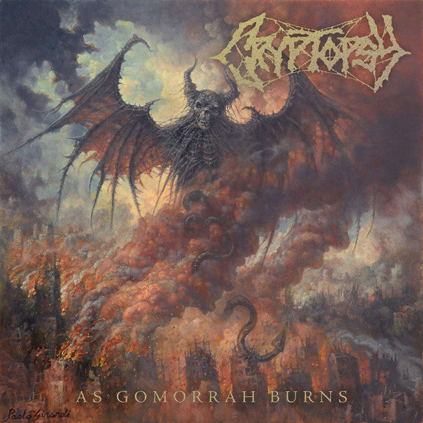 Cryptopsy – As Gomorrah Burns  Vinyle, LP, Album, Édition Limitée, Gold & Black Galaxy