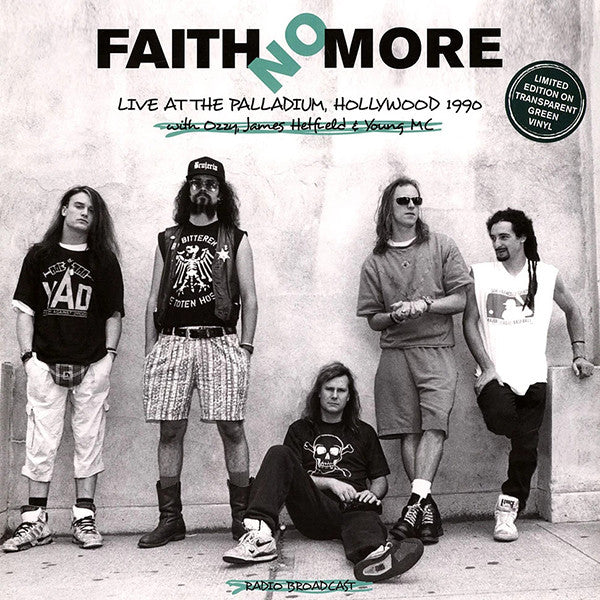 Faith No More – Live At Palladium, Hollywood 1990 Vinyle, LP, Album, Transparent Green