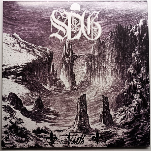 Sorcier Des Glaces – North  Vinyle, LP, Album, Édition Limitée, Réédition, Remasterisé, White/black marble