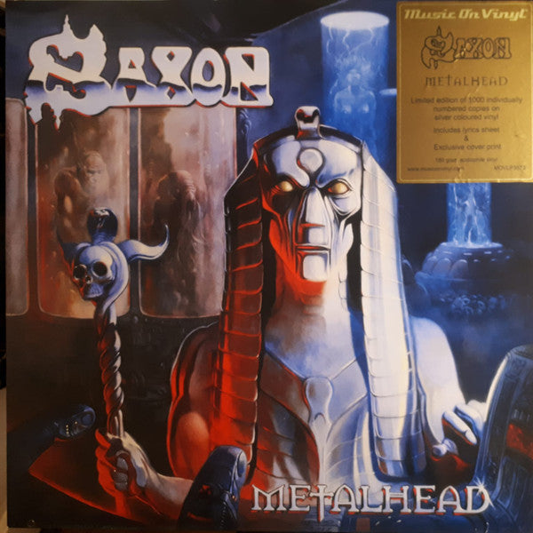 Saxon – Metalhead  Vinyle, LP, Album, Édition Limitée, Numéroté, Réédition, Argent