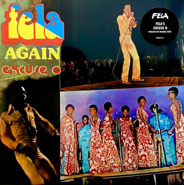 Fela Ransome Kuti & The Africa 70 – Excuse O  Vinyle, LP, Album, Réédition, Orange
