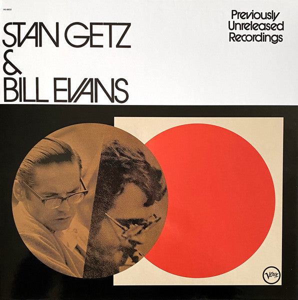 Stan Getz & Bill Evans – Previously Unreleased Recordings  Vinyle, LP, Album, Réédition, Mono, 180g, Gatefold