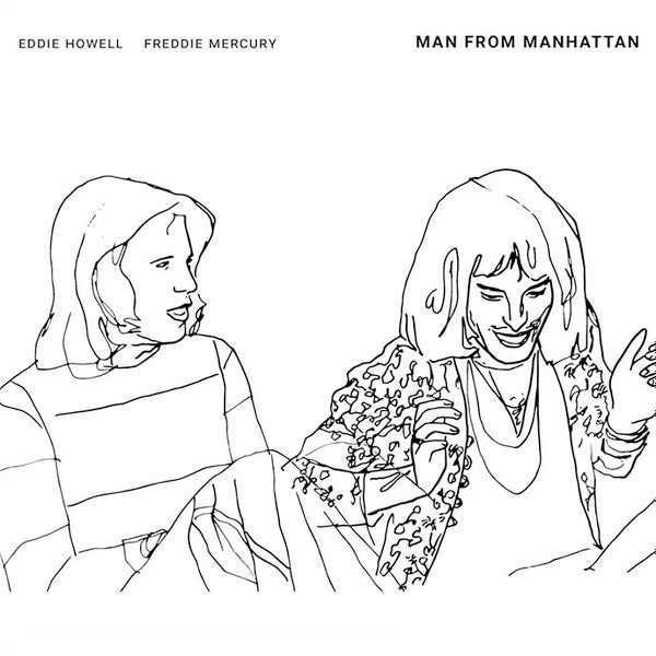 Eddie Howell & Freddie Mercury – Man From Manhattan Vinyle, LP, Compilation, Édition Limitée, Remasterisé, Remixé, Blanc