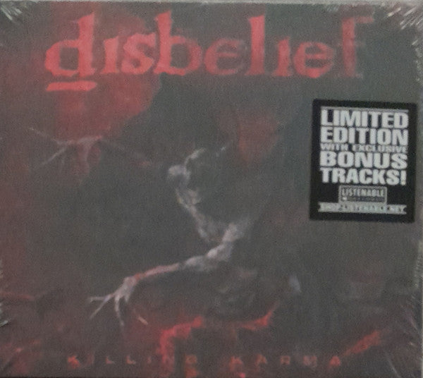 Disbelief – Killing Karma  CD, Album, Édition Limitée, Slipcase